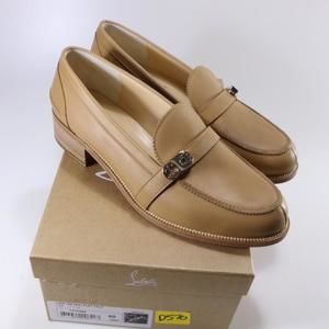 Christian Louboutin LOCK ME ME MOC Turnlock Leather Loafer Flat